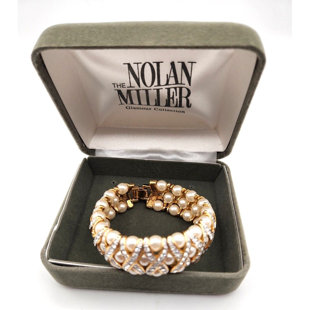 Nolan Miller Glamour Collection Once in a Lifetime Bracelet Original Box